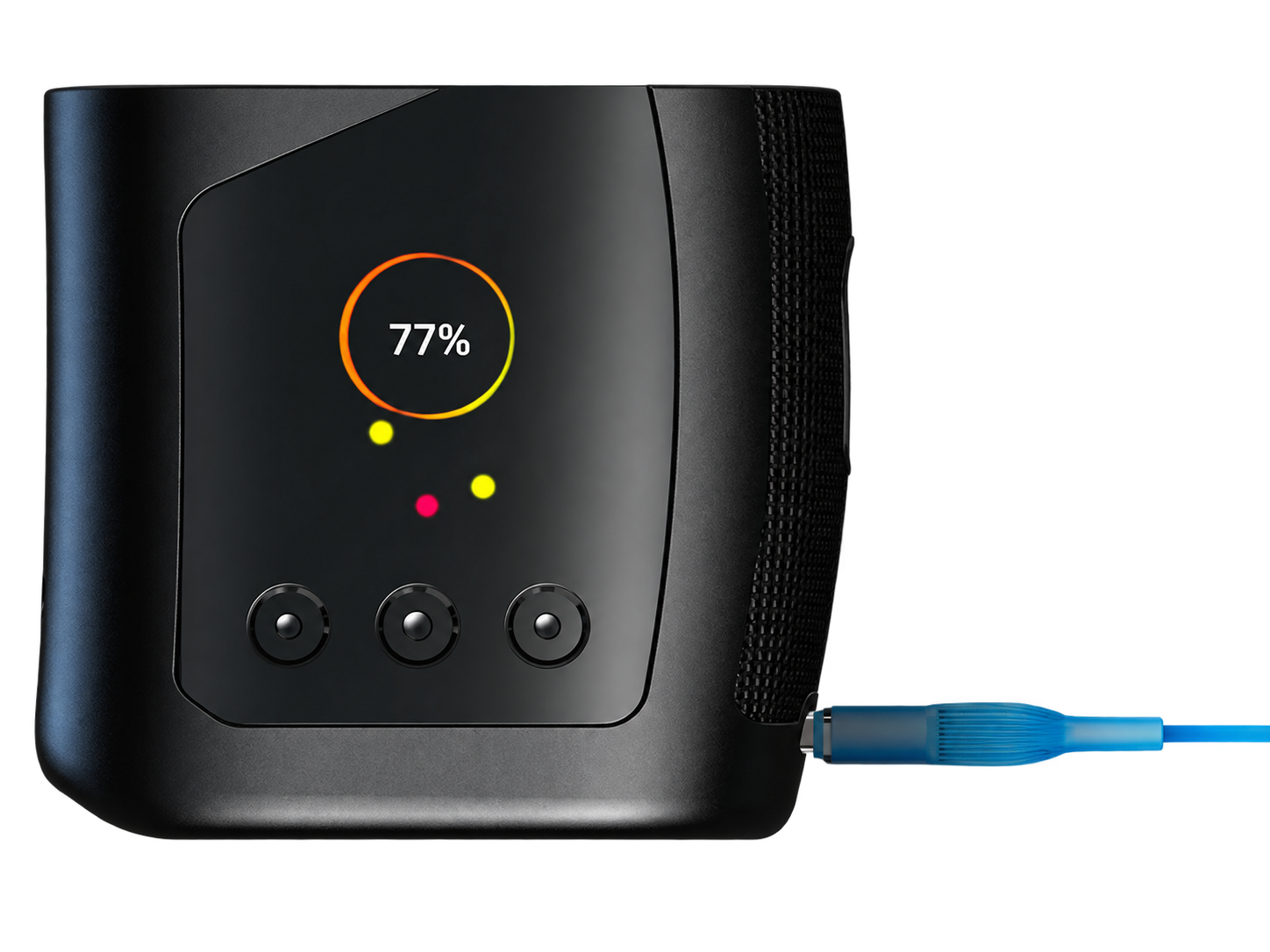 WOLKENKRAFT LIVE battery and USB-C charging display