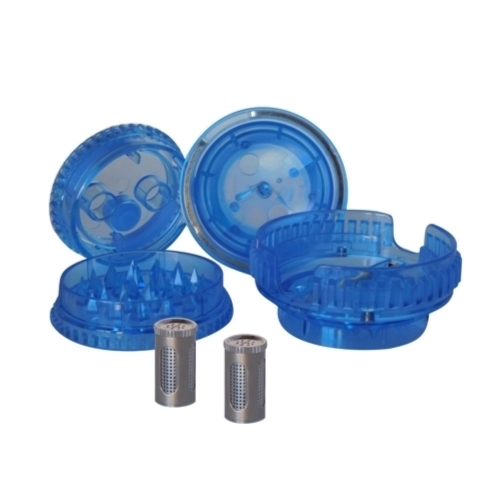 FlowerMate LoadX Dry Grinder (Blue) incl. 2 steel pods