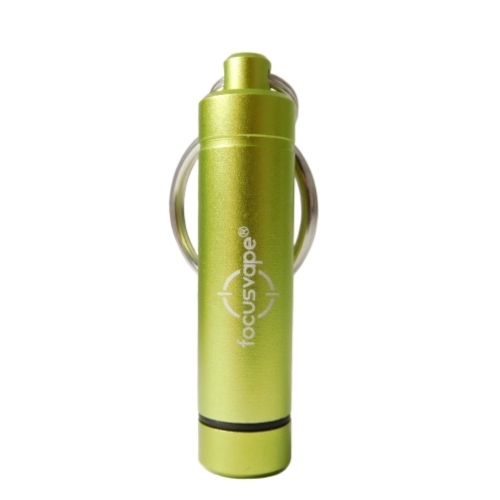 FocusVape Capsule Caddy/Steel Pod Container & Keyholder *Green* (no pods included)