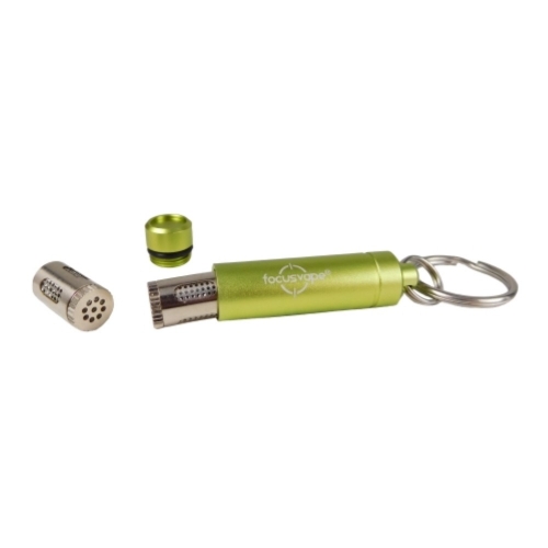 FocusVape Capsule Caddy/Steel Pod Container & Keyholder *Green* (no pods included)