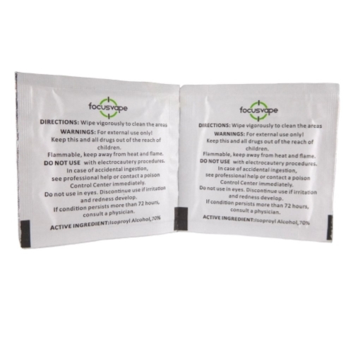 FocusVape alcohol cleaning cloth