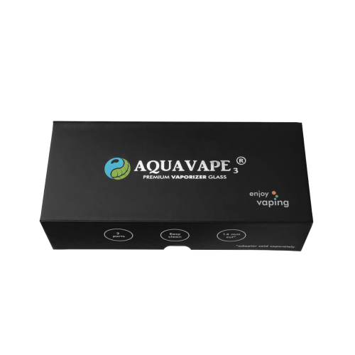 AquaVape³ Water Filter with 10,14,18 Adapter made of glass for Arizer ArGo