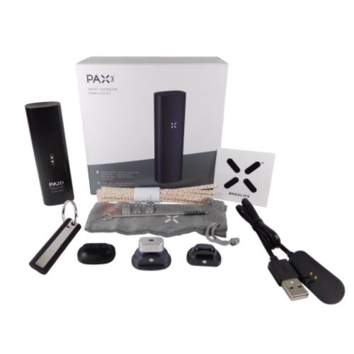 PAX 3 Vaporizer Complete Kit *Charcoal* AquaVape³ Set