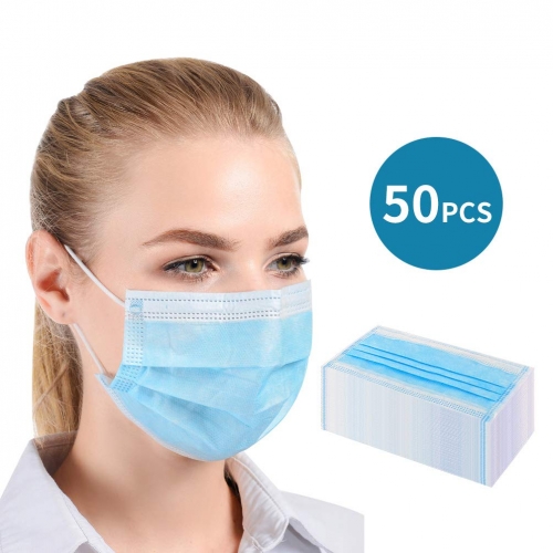 Disposable Medical Mask 50 pcs. (3 layers)