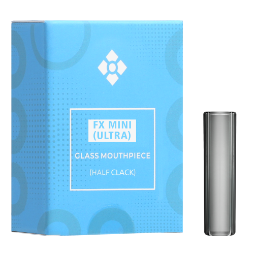 WOLKENKRAFT FX MINI (ULTRA) Glass Mouthpiece *Half-Clear*