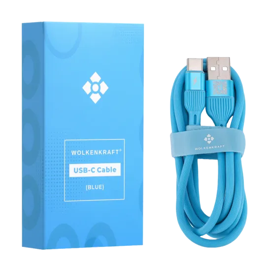 WOLKENKRAFT Premium USB-C Charging Cable - 120 cm