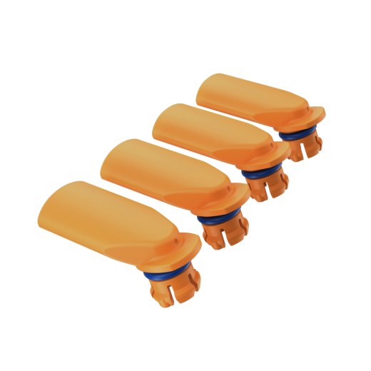 VEAZY Mouthpiece Set (4 pcs.) *Inspiring Orange*