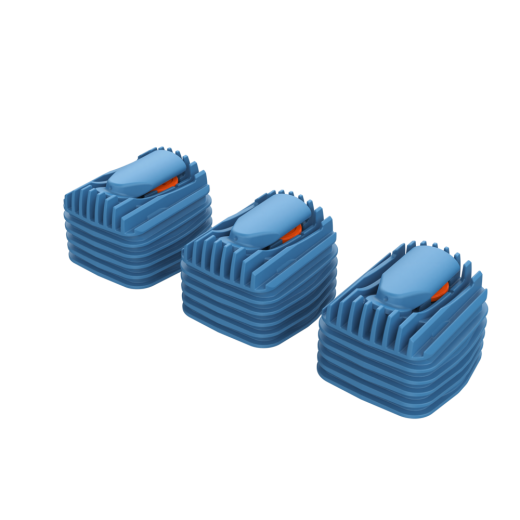 VEAZY Cooling Unit Set (3 pcs.) *Dynamic Blue*