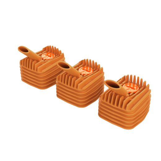 VEAZY Cooling Unit Set (3 pcs.) *Inspiring Orange*