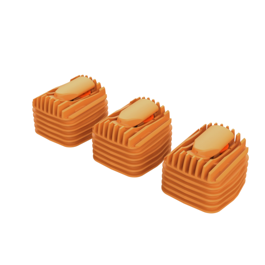 VEAZY Cooling Unit Set (3 pcs.) *Inspiring Orange*