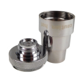 FlowerMate Mini Water Filter Adapter stainless steel