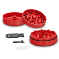 Cuboo Ceramic Ultra Grinder 3-part - 62 mm *Red*