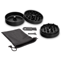 Cuboo Aluminum Ultra Grinder 3-part - 62 mm *Black*