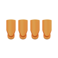 VEAZY Mouthpiece Set - 4 Pieces *Inspiring Orange*