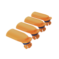 VEAZY Mouthpiece Set - 4 Pieces *Inspiring Orange*