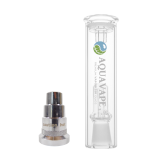 AquaVape� Water Filter + 14/18 Adapter made of stainless steel for FlowerMate AURA