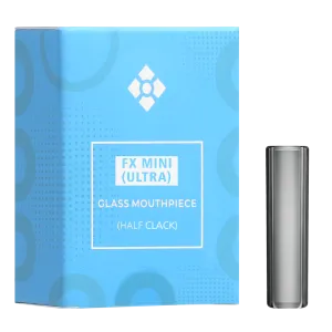 WOLKENKRAFT FX MINI (ULTRA) Glass Mouthpiece *Half-Clear*