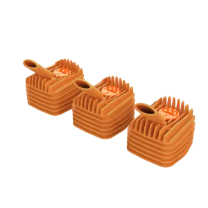 VEAZY cooling unit set set - 3 Pieces *Inspiring Orange*